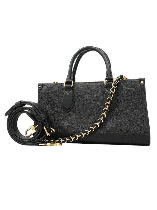 Louis Vuitton Handbag Monogram Empreinte On The Go East West Noir 2-Way